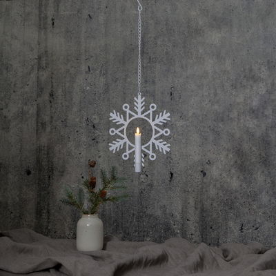 Hängande snöflinga Flamme Snow