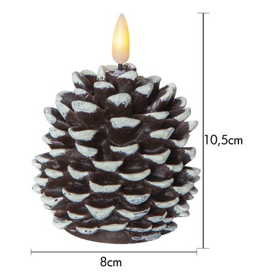 Blockljus Flamme Kotte / Cone 10,5 cm
