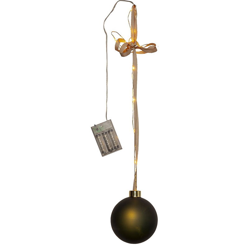 Juldekoration Glaskula Bliss Grön 10cm Juldekoration Vinter Bil | Star Trading Lampgrossen