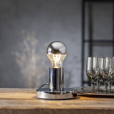 Normallampa Toppförspeglad Silver LED 400lm E27 Dim