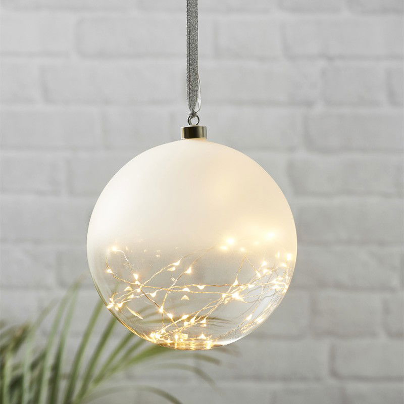 Glow glaskula Frost 20cm