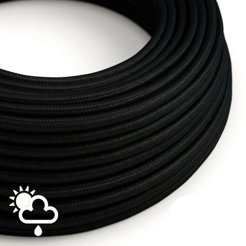 Textilkabel Rayon Svart 2x1.00 mm² IP65 Textilkabel Rayon Svart 2x1.00 mm² IP65 | Creative Cables