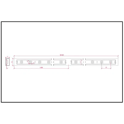 LED Strip 230V Mini Varmvit