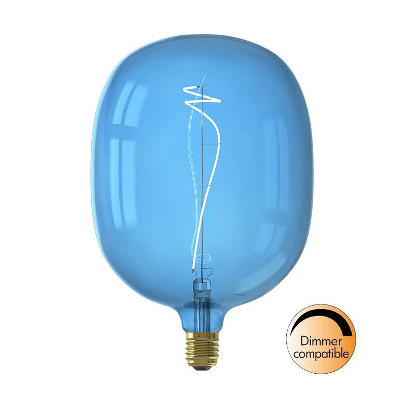 Dimbar Dekorationslampa Avesta Blå LED 4W 80lm E27 Dimbar Dekorationslampa Avesta Blå LED 4W 80lm E27