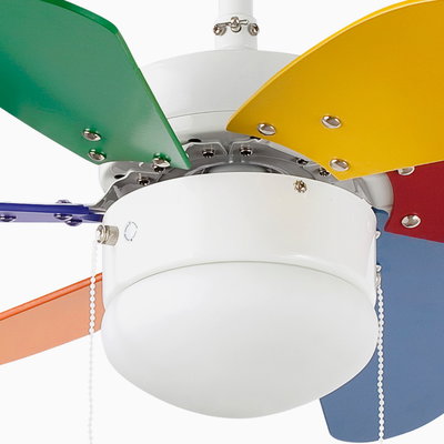 Takfläkt PALAO Ø81cm Multi färg S med E14