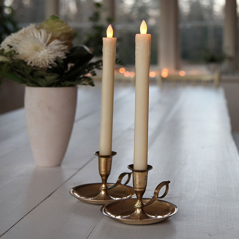 Antikljus Presse 25cm Beige 2-p Antikljus Presse 25cm Beige 2-p | Star-Trading | Lampgrossen