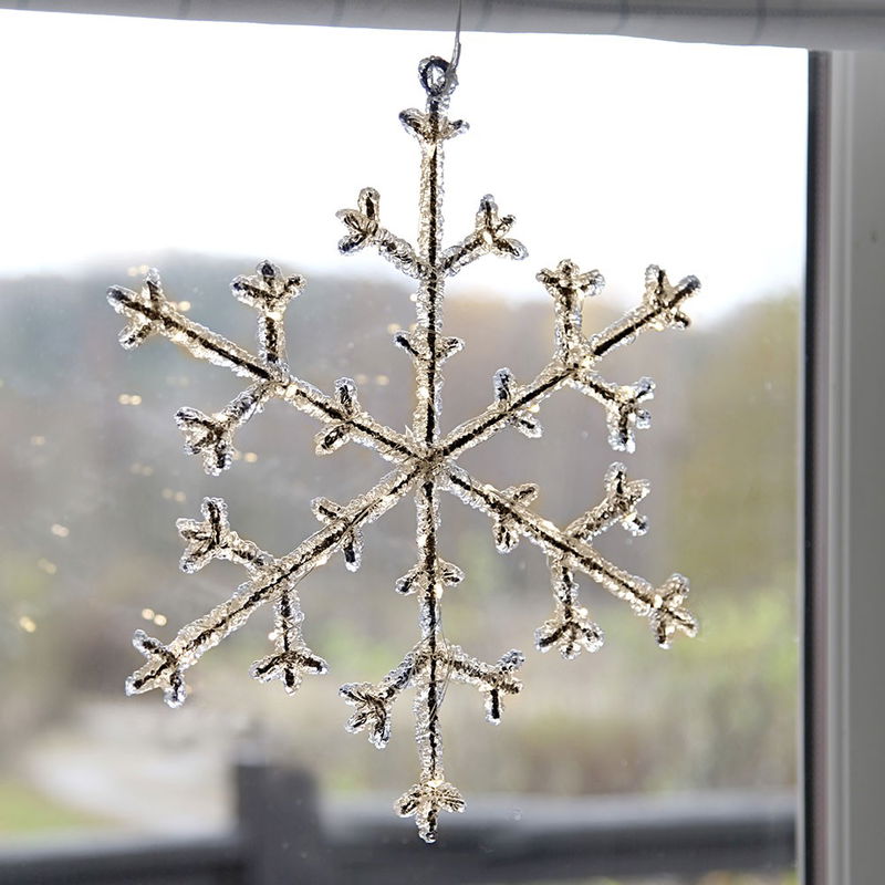 Juldekoration Icy Snöflinga 32cm Juldekoration Icy Snöflinga 45cm