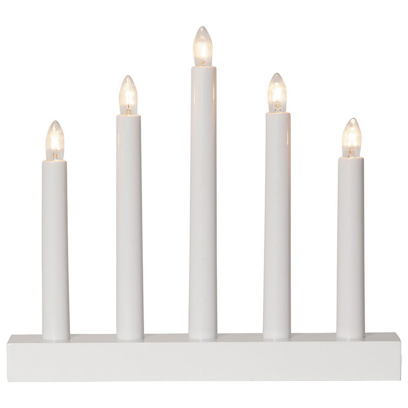 Ljusstake Inez Vit Ljusstake Inez Vit