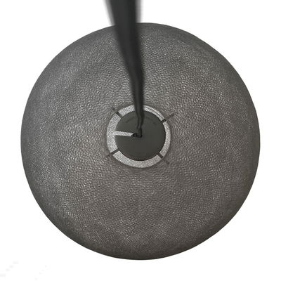 Lampskärm Väv Polyester Svart XXL 67cm OUTLET