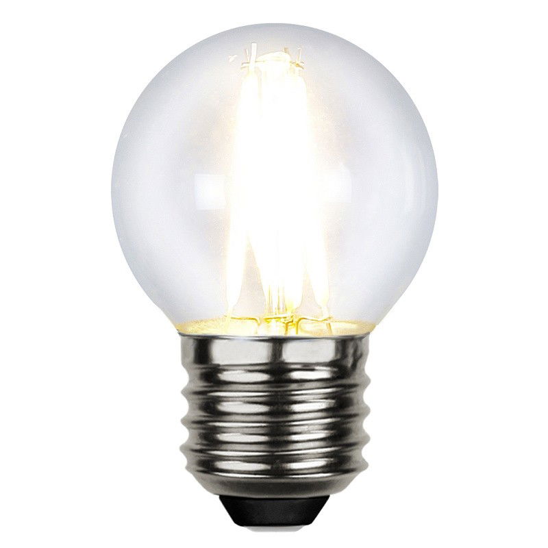 Dimbar Klotlampa LED Filament 4,2W 470lm E27 2700K Dimbar Klotlampa LED Filament 4,2W 470lm E27 2700K