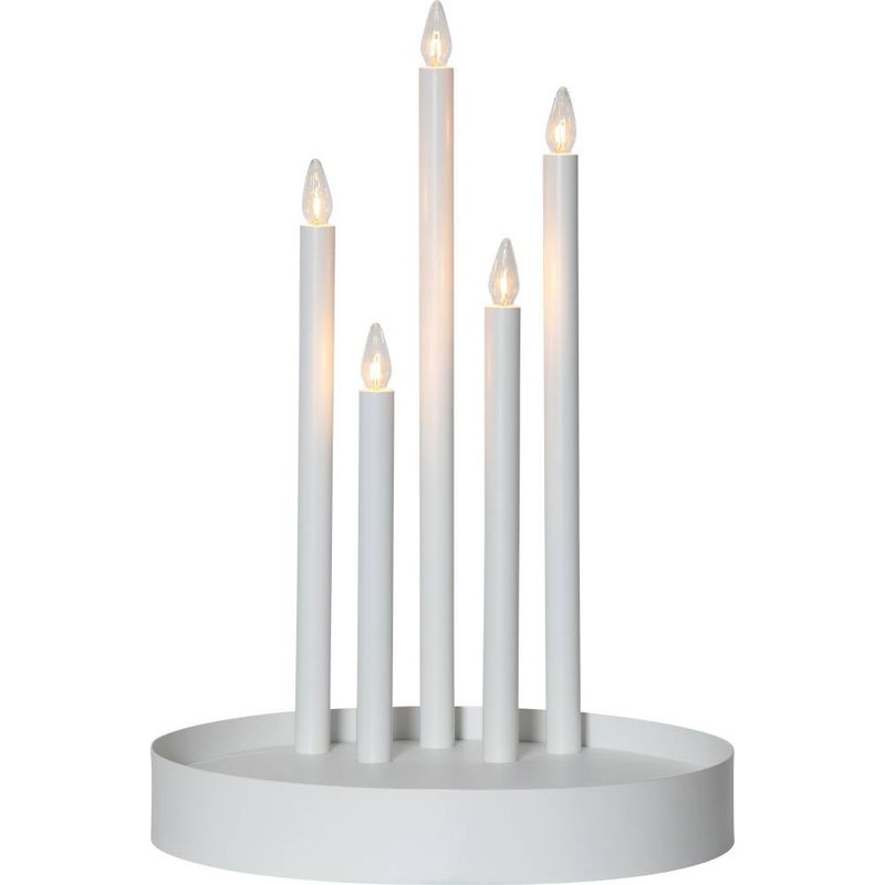 Ljusstake Deco Vit Ljusstake Deco Vit