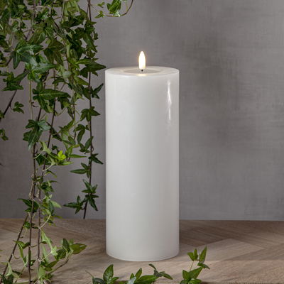 Blockljus Flamme Flow BIG Vit 27,5cm Blockljus Flamme Flow BIG Vit 27,5cm