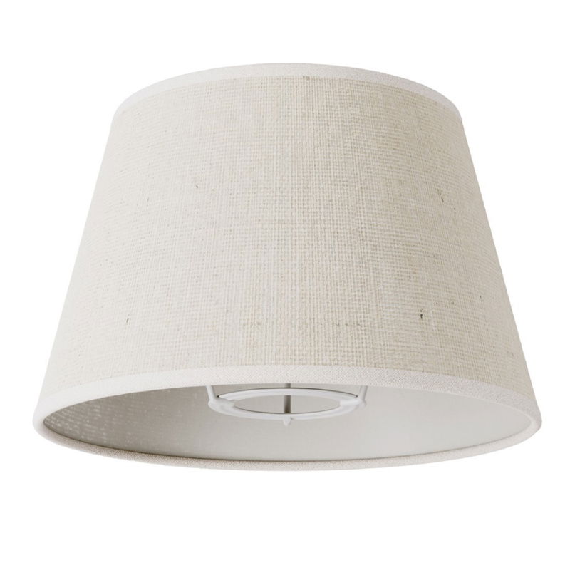 Lampskärm S 20cm ljus Jute för bord & vägglampa