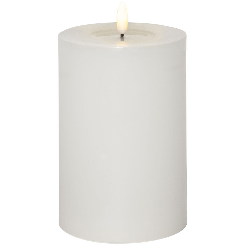 Blockljus Flamme Flow BIG Vit 17,5cm Blockljus Flamme Flow BIG Vit 17,5cm