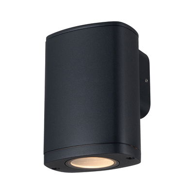 Vägglampa Zevi 1xGU10 IP54 Svart