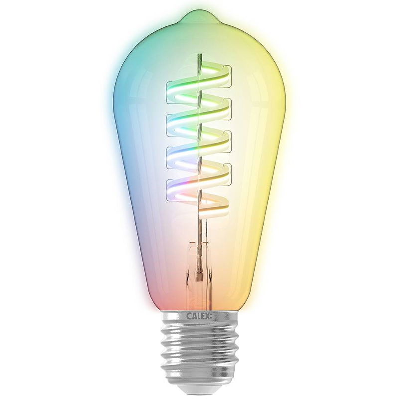 Smart LED E27 Antik Klar 5W 280lm Dimbar RGBW Smart LED E27 Antik Klar 5W 280lm Dimbar RGBW