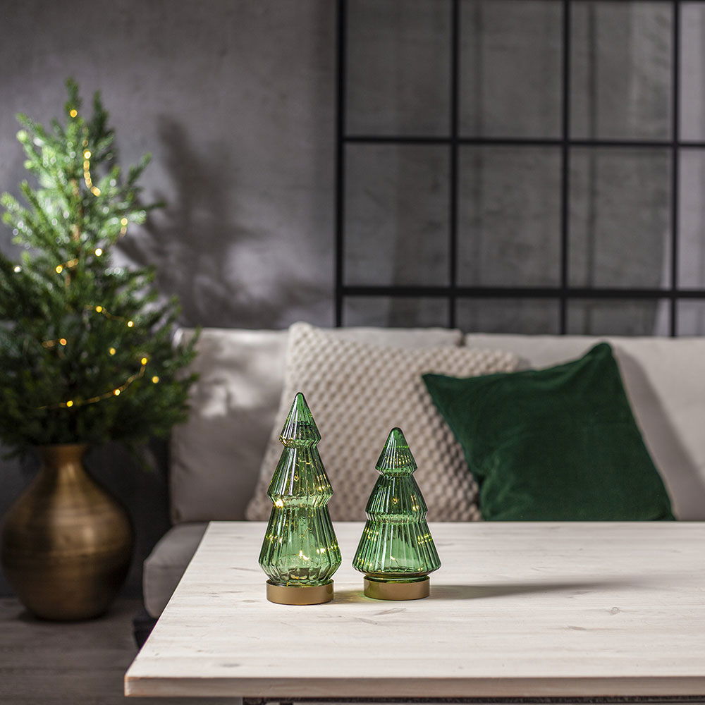 Juldekoration Verde Grön i glas Juldekoration Verde Grön i glas