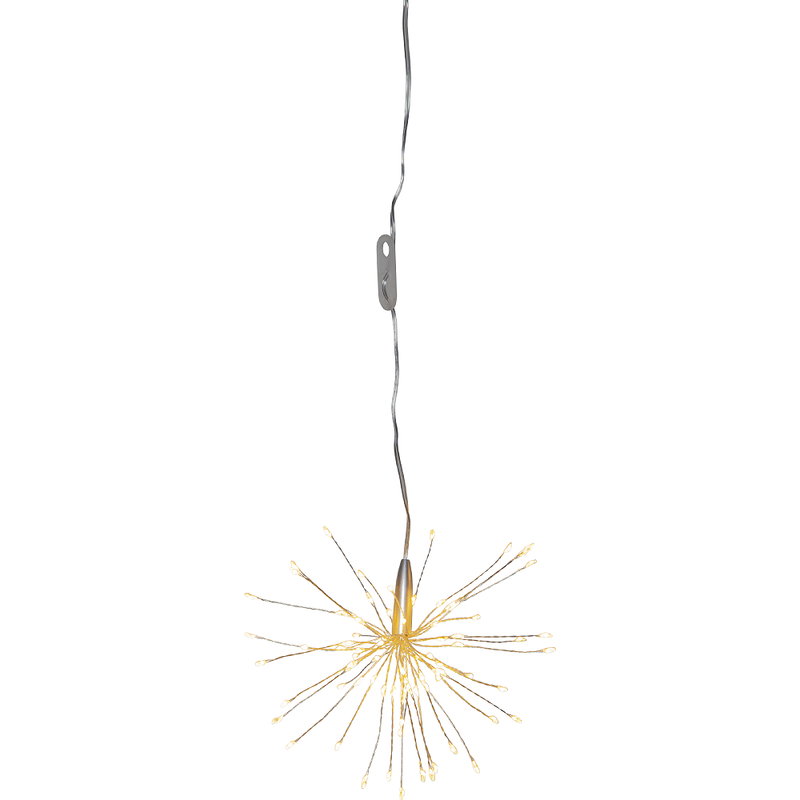 Hängande dekoration Firework Silver 16cm