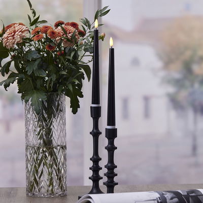 Antikljus Flamme Candy Svart