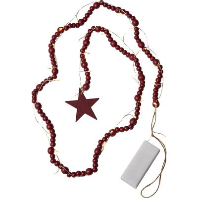 Ljusslinga Beady Röd