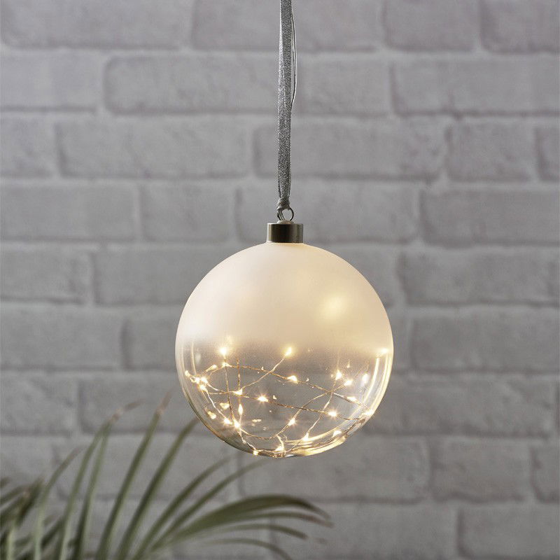 Glow glaskula Frost 15cm