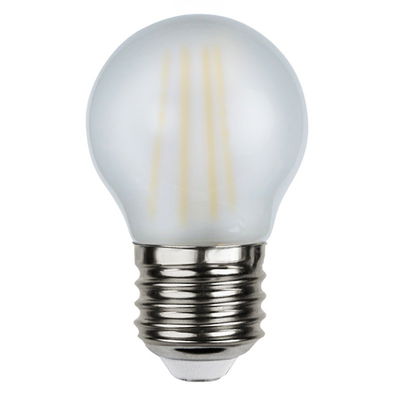 Klotlampa LED Filament Matt 4,0W 450lm  E27 2700K