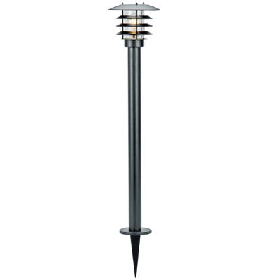 Pollare Saturnus 90cm mörkgrå 3W 250lm från LightsOn Garden Plug & Play