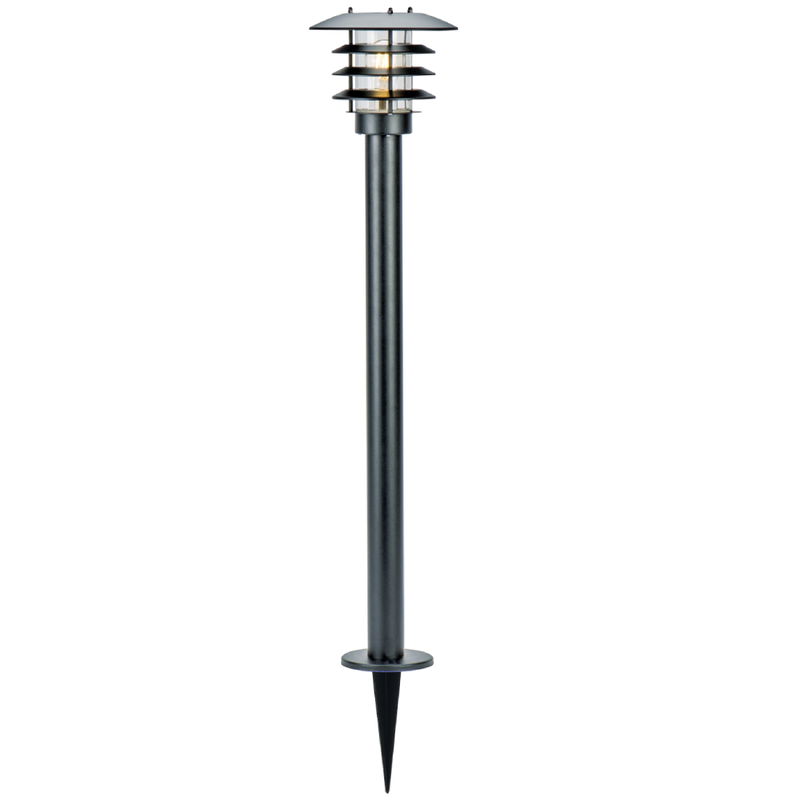 Pollare Saturnus 90cm mörkgrå 3W 250lm från LightsOn Garden Plug & Play