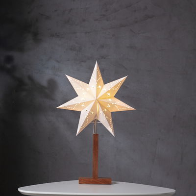 Julstjärna Karo På Fot Brun 55cm