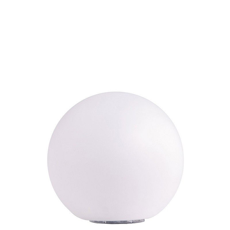 BOULE Vit Solcell 20cm BOULE Vit 300mm Solcell