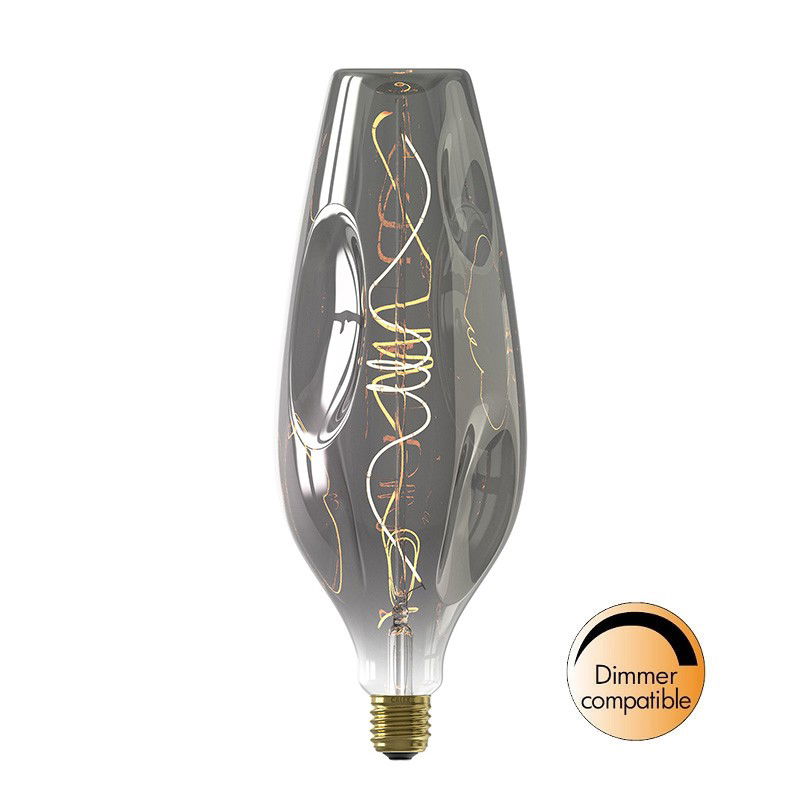 Dimbar Dekorationslampa Barcelona Titanium LED 4W 60lm E27 Dimbar Dekorationslampa Barcelona Titanium LED 4W 60lm E27