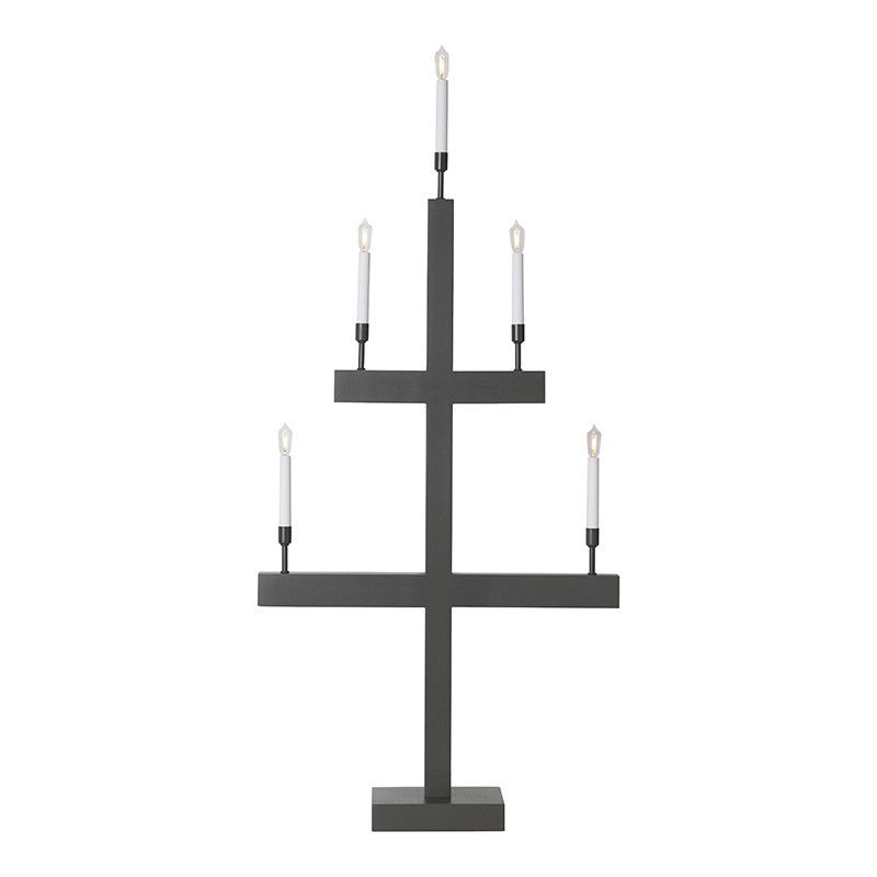 Ljusstake Storm Grå 118cm
