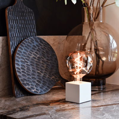 Dimbar Globlampa Ø125 LED 80lm E27 NEO Rök 1800K