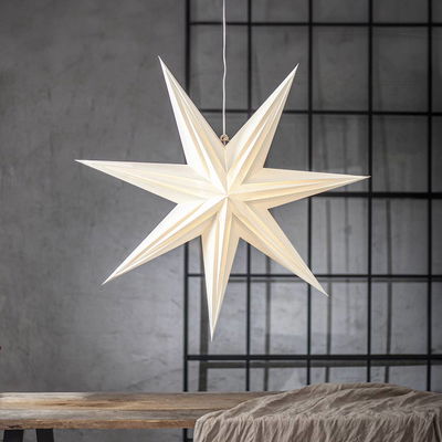 Julstjärna Holly Vit 75cm