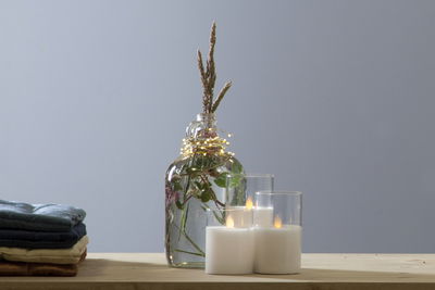 Blockljus M-Twinkle Glas 12,5cm