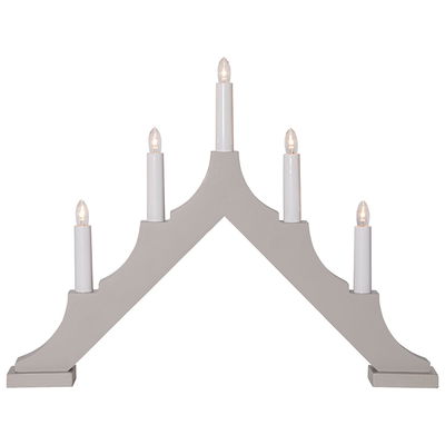 Adventsljusstake Alma 5-armad Beige LED
