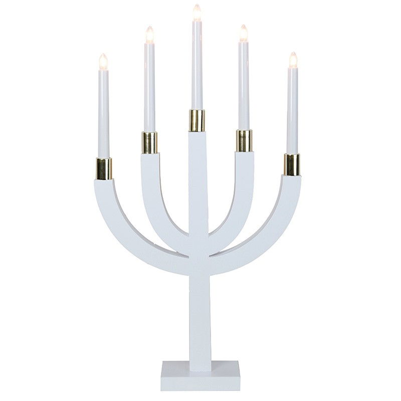Adventsljusstake Elias Vit Adventsljusstake Elias Vit