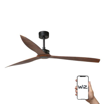 Smart Takfläkt JUST FAN Svart/Trä XL