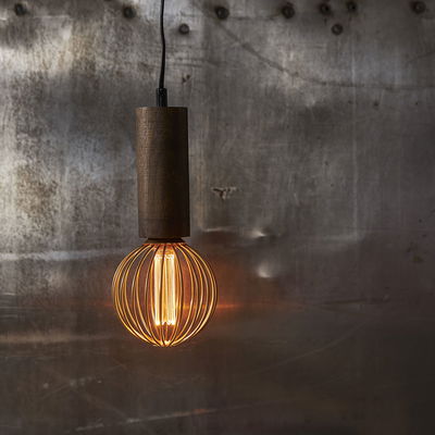 LED-lampa E27 G125 Decoled Metal 3-stegs dimming Rund