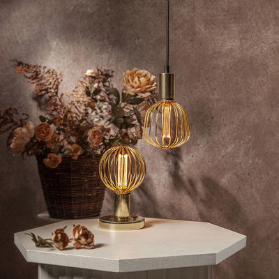 LED-lampa E27 G125 Decoled Metal 3-stegs dimming