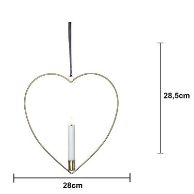 Hängande Inomhusdekoration Flamme Heart