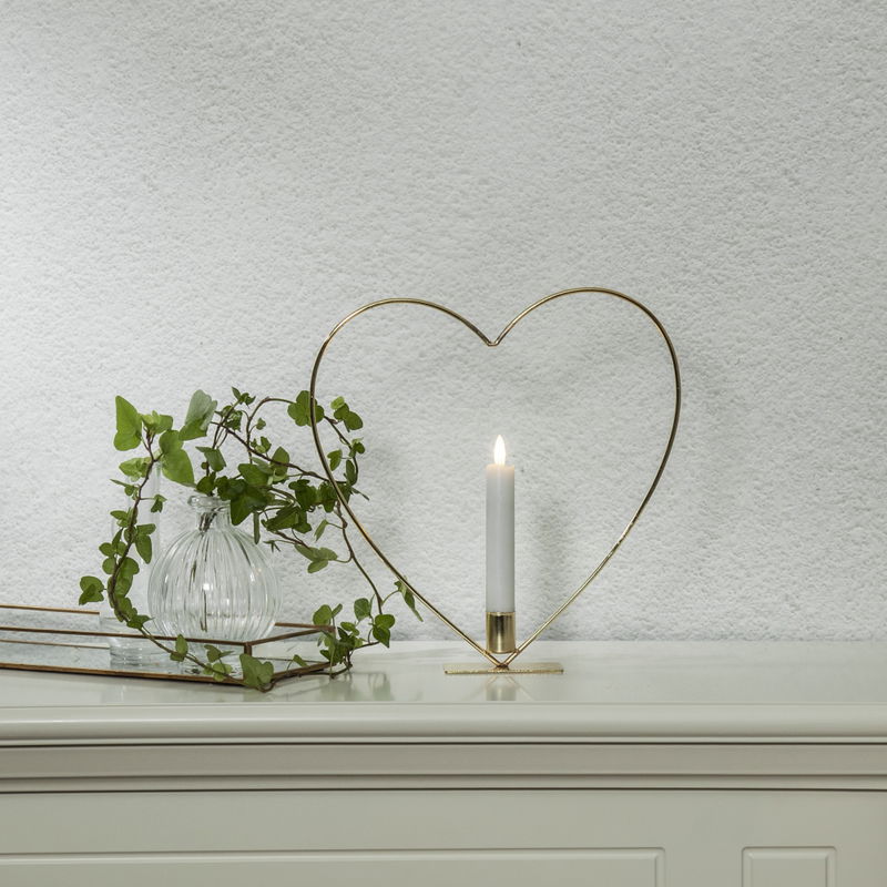 Stående Inomhusdekoration Flamme Heartq
