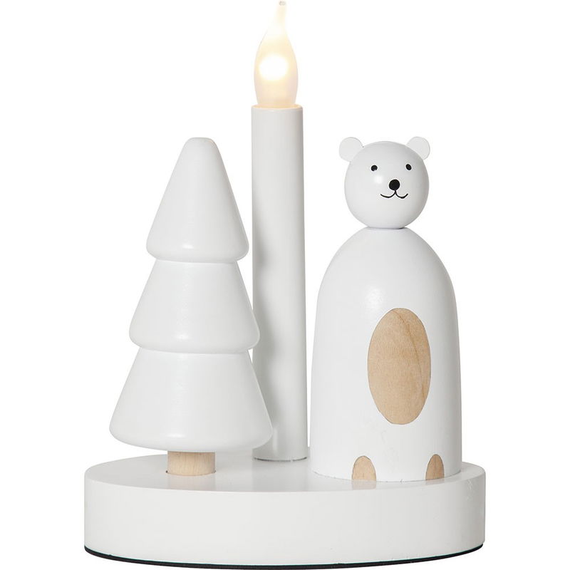 Ljusstake Christmas Joy Björn 20cm Ljusstake Christmas Joy Björn 20cm | Star Trading Återförsäljare