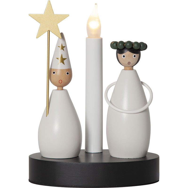 Ljusstake Christmas Joy Lucia 20cm Ljusstake Christmas Joy Lucia 20cm | Star Trading Återförsäljare