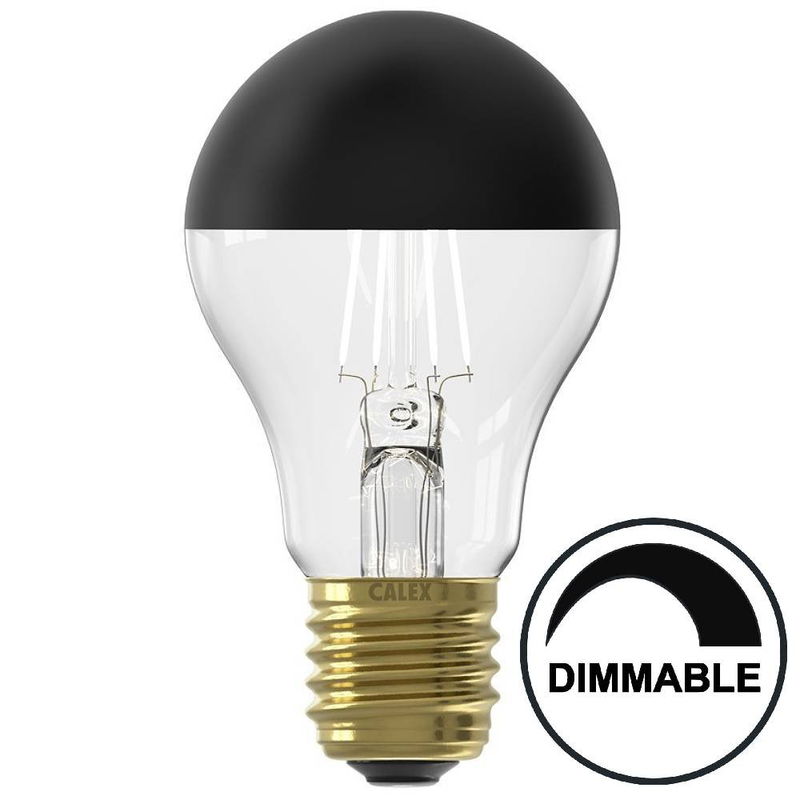 Dimbar Toppförspeglad Normal Svart LED 4,0W 180lm E27 Dimbar Toppförspeglad Normal Svart LED 4,0W 180lm E27