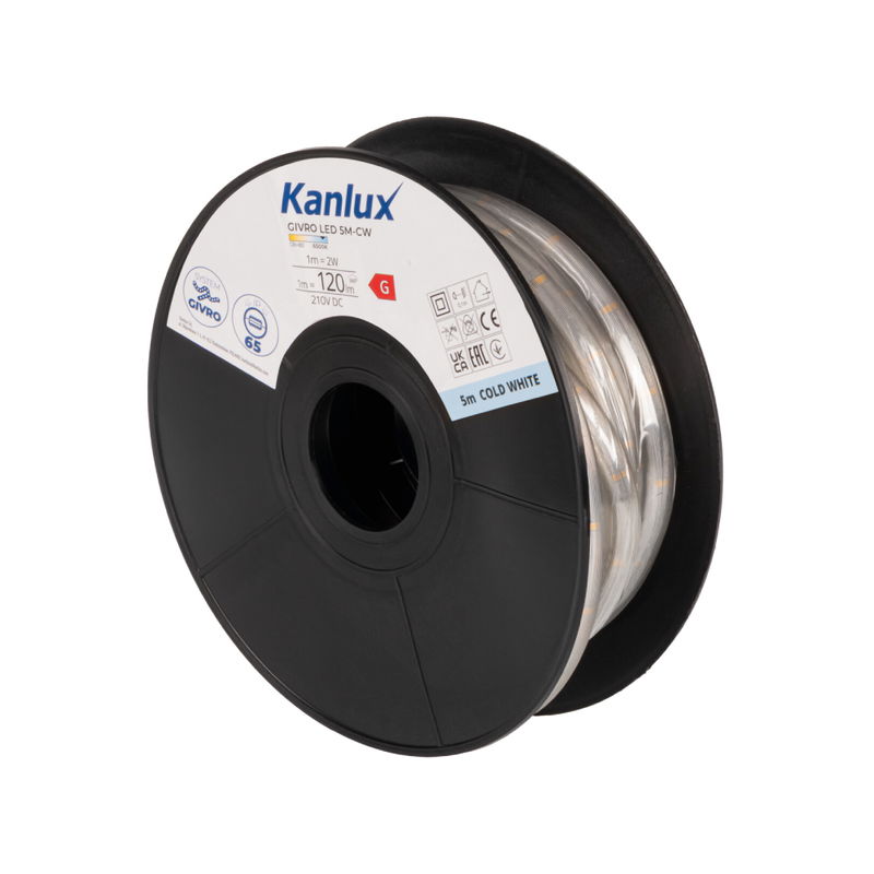 Ljusslang LED Kopplingsbar 5m Dagsljus 6.500°K