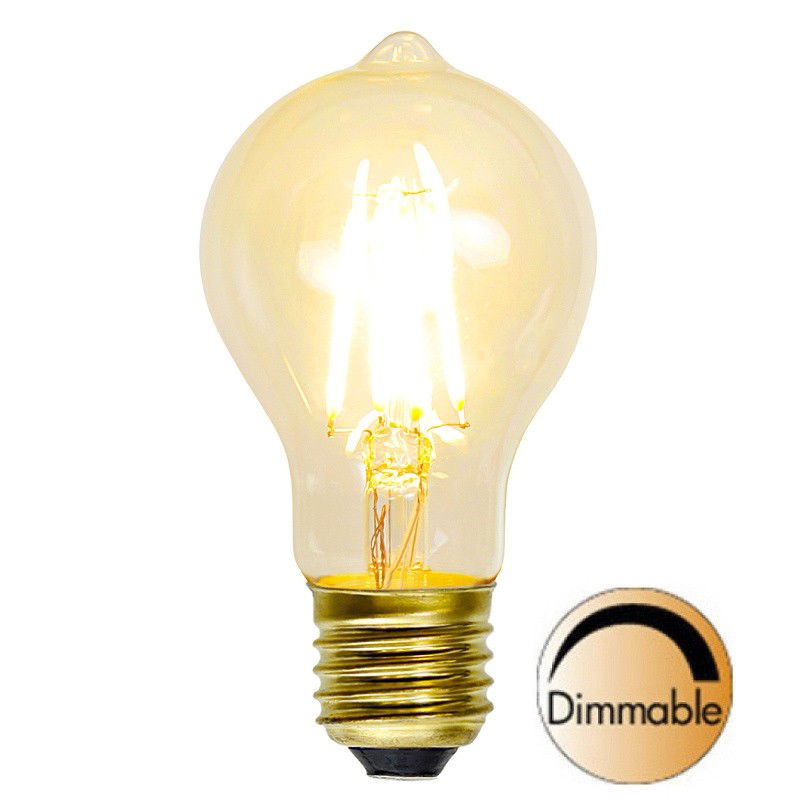 Dimbar Normallampa Antik Soft Glow LED 1,5W E27 Dimbar Normallampa Antik Soft Glow LED 1,5W E27
