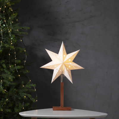 Julstjärna Karo På Fot Brun 55cm