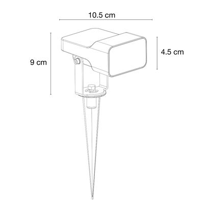 Markspot Stella 6W 560lm 3000K LightsOn Garden Plug & Play