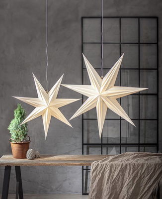 Julstjärna Holly Vit 60cm